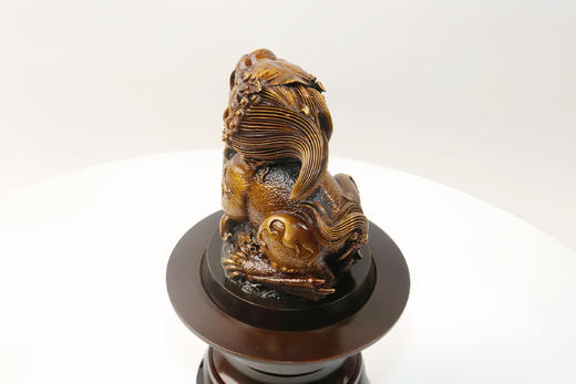 非遗仿古貔貅熏香炉 铜制文房香道茶道摆件 商品图0
