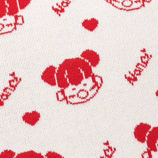 【秒2】【MQD】女童冬季新年童趣图案柔软舒适半高领针织衫 商品图7