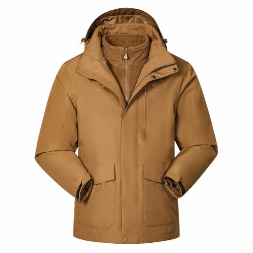 【春上新】 【9折】6楼吉普JEEP男式冲锋衣抓绒两件套吊牌价2399折后价2159 商品图0