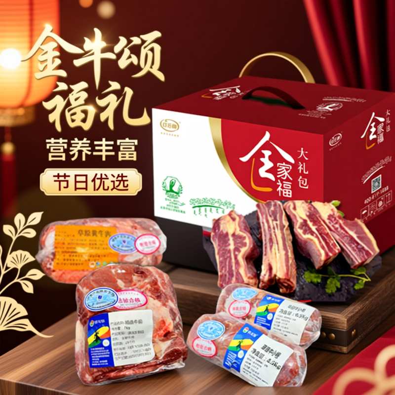 内蒙金牛颂福礼盒 6kg