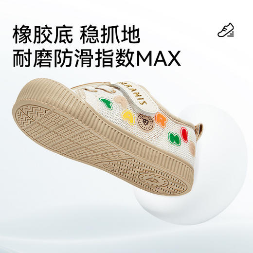 泰兰尼斯春季新款学步鞋男童女童宝宝鞋子防滑包头板鞋轻便儿童鞋T02T6A8572 商品图4
