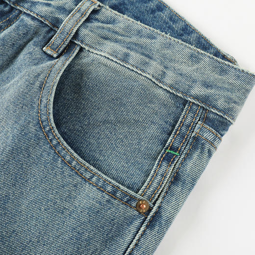 GXG男装【酵磨双工艺】秋季重固色水洗百搭休闲直筒男式牛仔裤K&C 商品图10