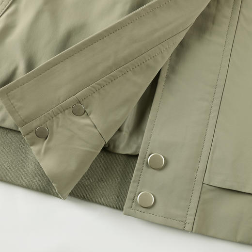 GXG男装秋季简约百搭防风拉链门襟休闲棒球服男式夹克外套K&C 商品图12