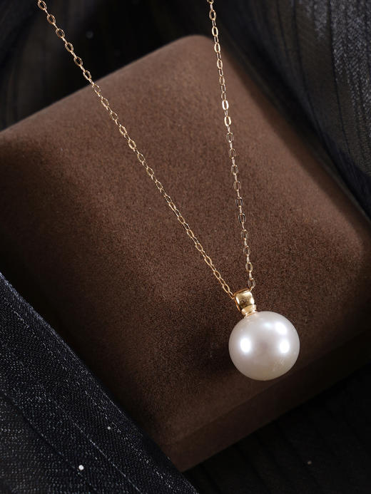 子佩集【圆满人生】银S925珍珠惜王妃套链【MLTL020】11mm珠镀金吊球2601 商品图4