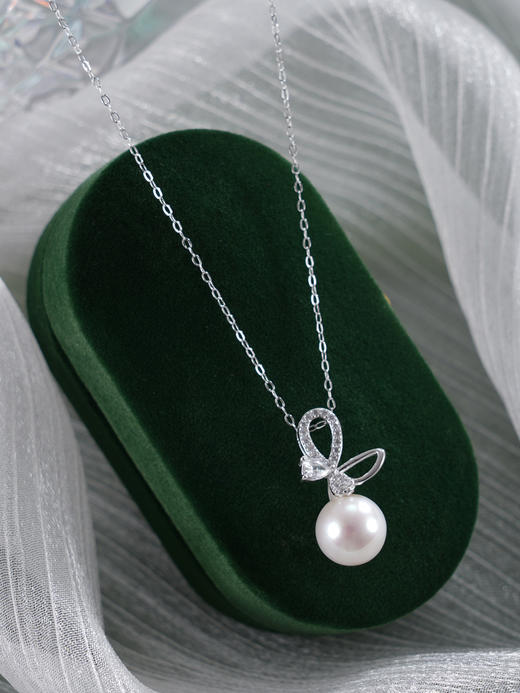 子佩集【蝴蝶缪斯】银S925珍珠惜王妃套链【MLTL004】9mm珠蝴蝶结2601 商品图8