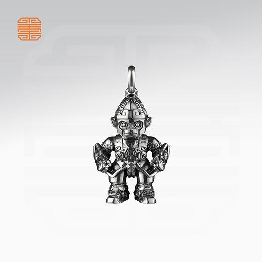 玺匠金铺《足银生肖机甲》足银999 十二生肖吊坠项链生日礼物 商品图9