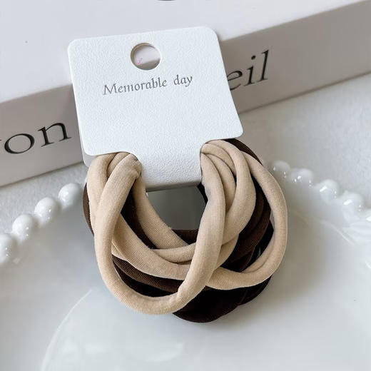 不伤发细超弹基础皮筋（12根）-纪念日百货门店同款163844689 商品图4