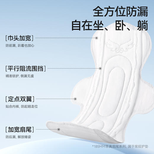 可自选【赠品2选1】觅启迷你巾超薄透气护垫12片*2包 商品图2