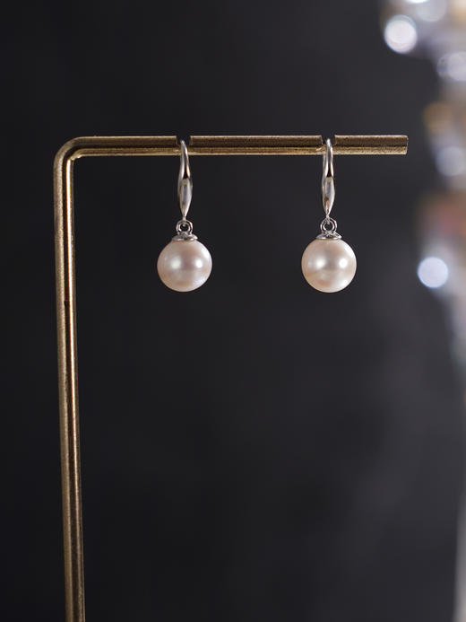 子佩集【月华柔情】银S925珍珠惜王妃耳环【YE1018】8mm珠双色单珠2601 商品图11
