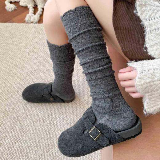 <曾小咸推荐> 重工镂空针织小腿袜 日常价79.99/2双！活动价39.99/2双！【预售款，预计3-15天发货】 商品图3