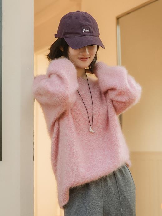 无缝一体26支纯羊毛拉绒圆领毛衫FCG1WST058 商品图9