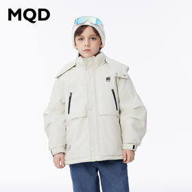 【秒1】【MQD】男童冬季潮酷保暖假两件三防连帽棉衣