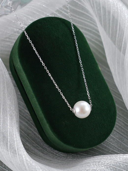 子佩集【小美满‌】银S925珍珠惜王妃项链【MLTL005】8.7mm珠插针单珠2601 商品图2