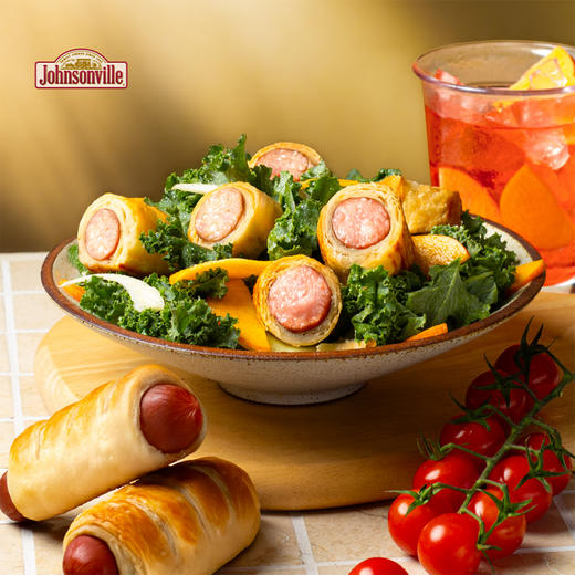 尊乐酥皮卷烤肠香肠面包儿童早餐烤肠芝士爆浆450g两盒/四盒 商品图1