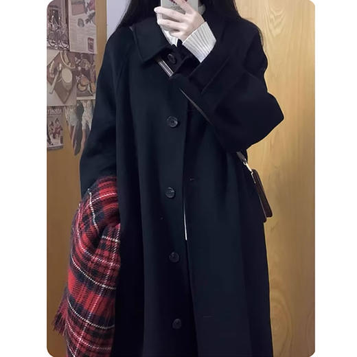 裁缝学苑AQ583赫本风双面羊毛大衣纸样双面羊绒女装中长款外套打版裁剪 商品图3