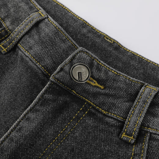 GXG男装秋季时尚百搭男士休闲牛仔长裤潮流舒适裤子K&C 商品图7