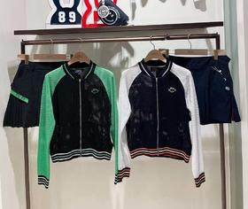 PG春夏新款女士针织网眼拉链开衫外套来了！🌟渠道系列高版本现货‼️明星同款，🇰🇷客户订单，针织网眼透气小外套～好有夏日气息的配色🫶可可爱爱的刺绣徽章，进口原版拉链，不遗漏每一个细节!