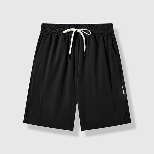 GXG男装25夏季时尚拼接缺口设计户外舒适透气运动百搭休闲短裤K&C 商品图2