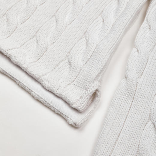 ROMI STUDIO“简约老钱”高智感麻花纹理polo领针织长袖 RWDSSU2248 商品图5