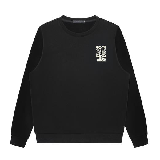 GXG男装【100%棉】秋季潮流虎头百搭圆领舒适简约休闲男式卫衣K&C 商品图2