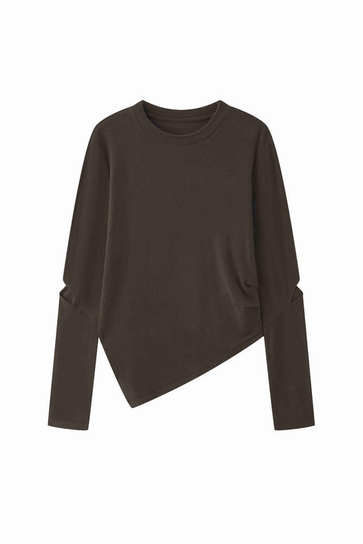 现货 素颜毛衣 含羊毛纱线 简约舒适感T恤 商品图0