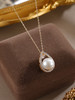 子佩集【露华秋浓】银S925珍珠惜王妃套链【MLTL027】10mm珠镀金水滴2601 商品缩略图3