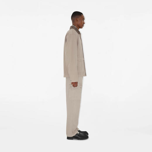 BURBERRY 巴宝莉 男士棉质华达呢工装裤 灰色 8101266 C1761 商品图3