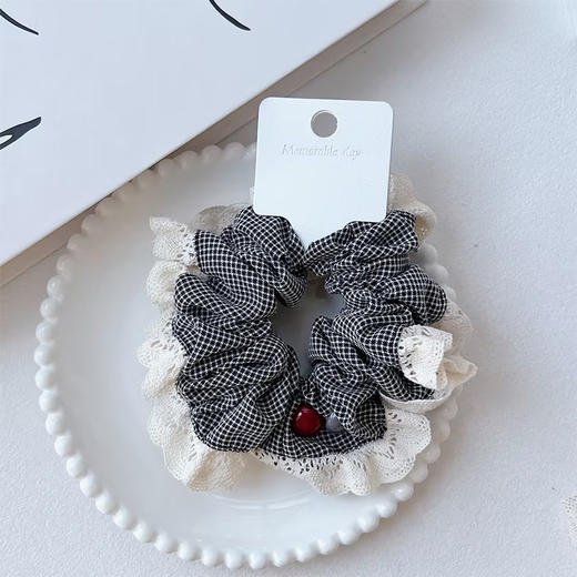 发圈田园蕾丝边复古发圈-纪念日百货门店同款169393479 商品图4