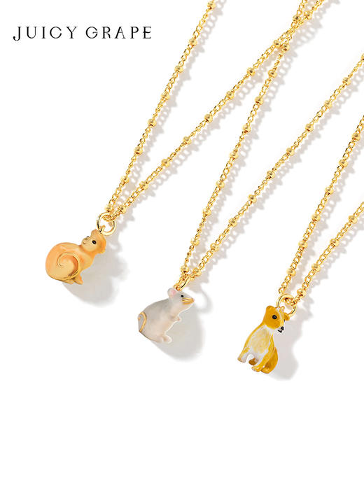 JuicyGrape十二生肖项链女轻奢小众猪虎龙吊坠马本命新年生日礼物 商品图3