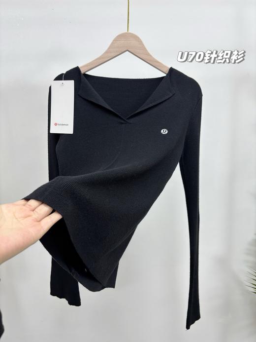 一包2件，lulu2025新款秋冬设计感V领羊绒针织衫！ 商品图5