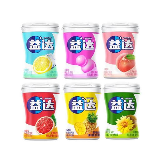 益达无糖口香糖蓝莓/白桃/西瓜/薄荷 约40粒  56g/瓶 商品图0