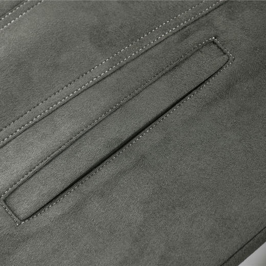 GXG男装秋季经典工装通勤仿麂皮绒面料翻领休闲男式短款夹克K&C 商品图12