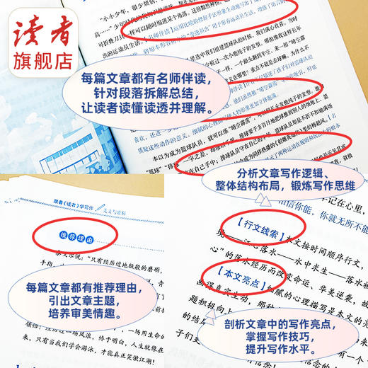 跟着《读者》学写作 美文与赏析/技法与指导 中考作文辅导 甘肃文化出版社 商品图9