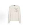 L-S Logo嵌花米白毛衣 商品缩略图0