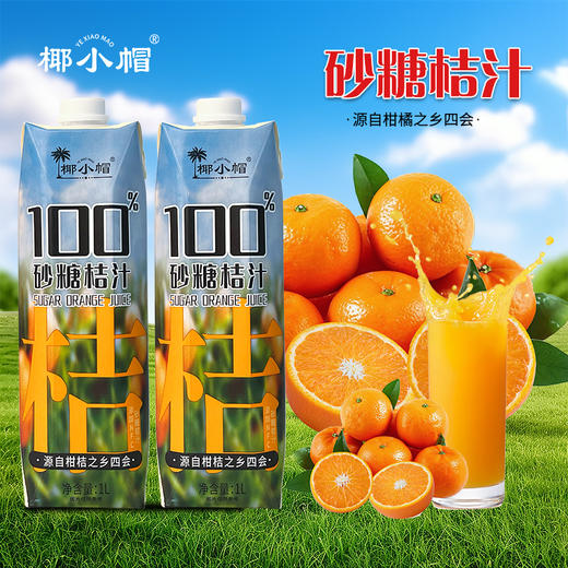 【美味饮品丨 椰小帽果汁礼盒】甄选进口香水椰源 ，椰肉饱满，汁液甘甜，砂糖桔汁，源自柑橘之乡四会，口感清新爽口，果味浓郁，烧烤聚会撸串好搭子~ 商品图2
