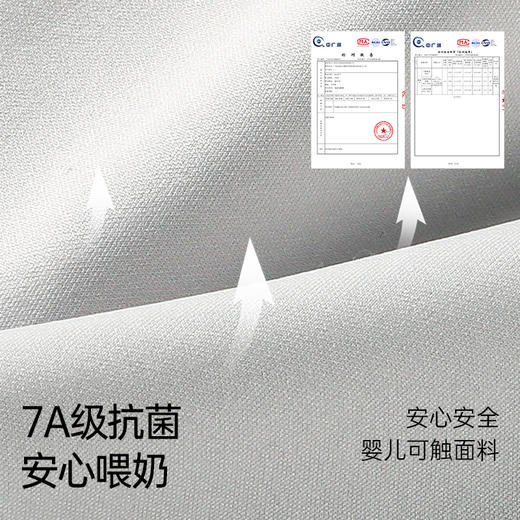 💗【哺乳内衣】【B-D杯】【婴儿面料】【7A抑菌】润微U领孕妇哺乳内衣7A抑菌文胸   哺悦时光 商品图4