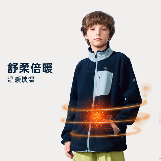 NAUTICA诺帝卡童装 针织拉链外套 NK330502 商品图7