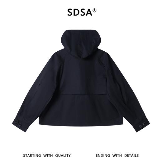 OAS2811SDSA男士秋冬新款痞帅男装韩版纯色降落伞短款连帽夹克外套百搭 商品图5