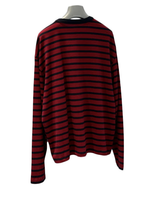 中性款条纹长袖T恤ho020 商品图1