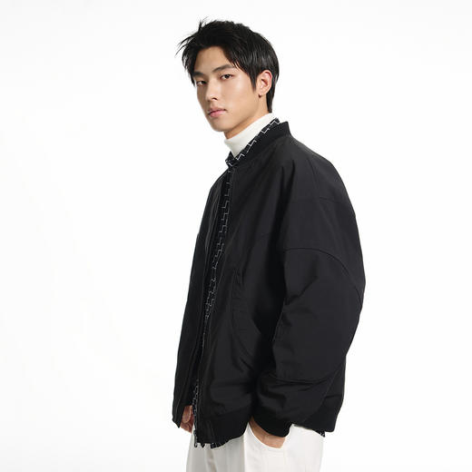 GXG男装【半月形口袋】秋季简约棒球领百搭休闲男式夹克外套K&C 商品图3