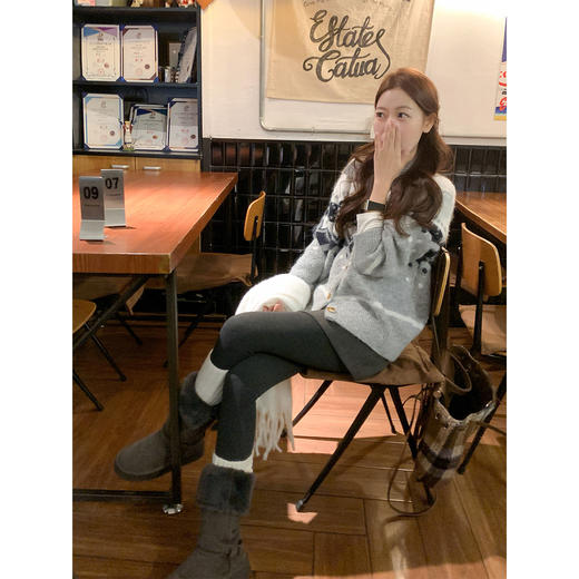 <曾小咸推荐>现货秒杀 ！微信超特价！费尔岛翻领毛衣开衫 日常199.99 立减110 秒杀89.99！！ 商品图4