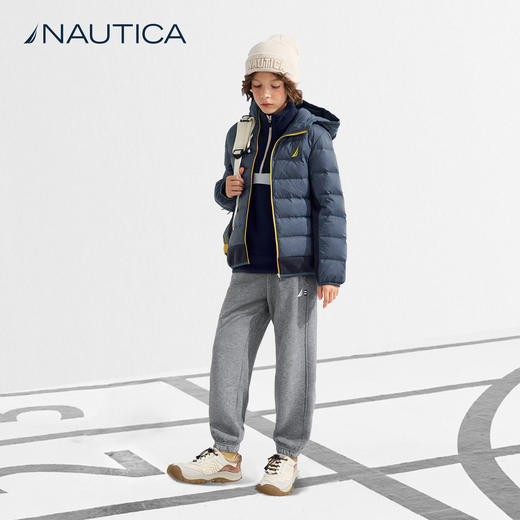 NAUTICA诺帝卡童装 针织加绒卫裤 NK340164 商品图10