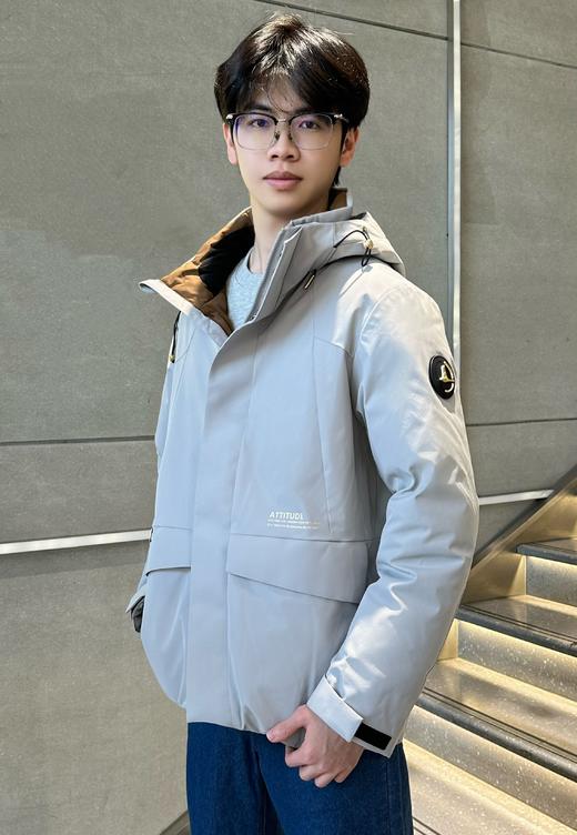 佐丹奴男装三层5A鹅绒羽绒外套 01073621 商品图5