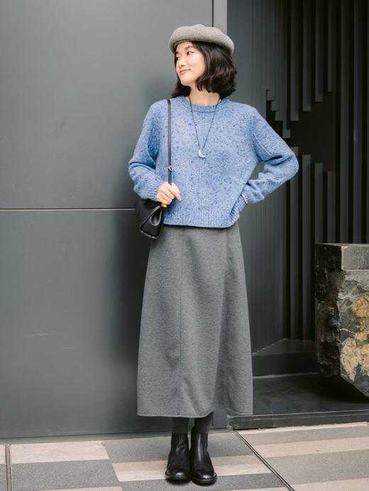 100%山羊绒彩点纱毛衫FCG1CST059 商品图9