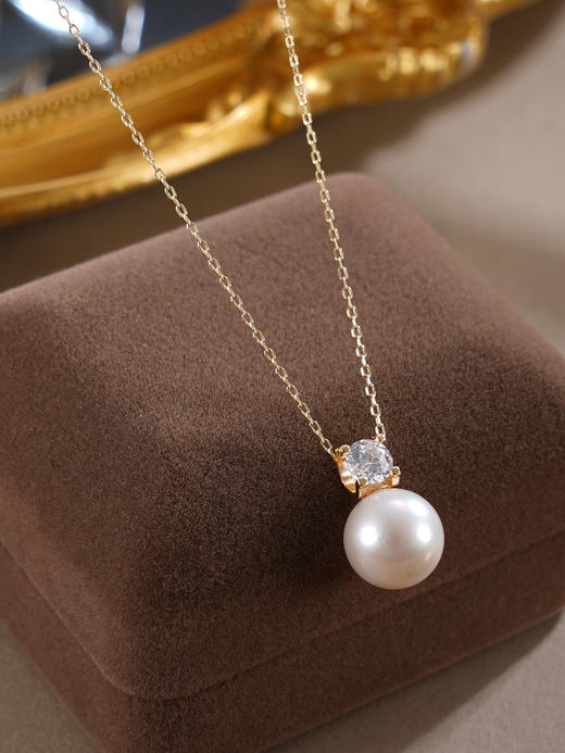 子佩集【光之女神】银S925珍珠惜王妃套链【MLTL026】10mm珠镀金星点2601 商品图3