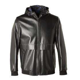 Marco Azzali 连帽皮衣 LJ55148A2