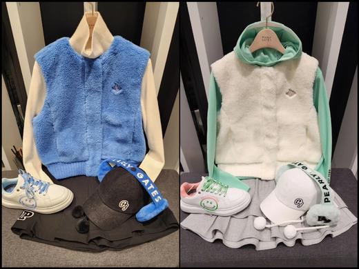 PG家新款女士羊羔毛拉绒短款背心来了！高版本出货‼现货秒发，这款海报款羊羔毛背心无需过多介绍，上身高端大气，温柔可爱感十足！ 商品图0