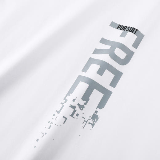 GXG男装【100%棉】夏季时尚简约字母印花男士圆领短袖T恤K&C 商品图7