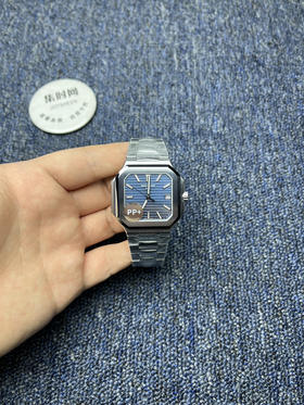 PP+百达翡丽 方形鹦鹉螺 新系列CUBITUS 5821男士腕表 深蓝牛仔