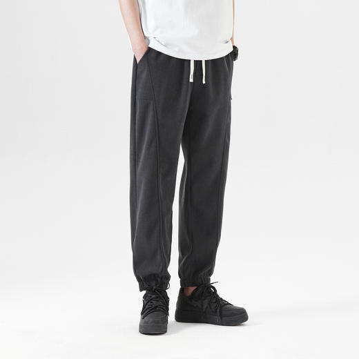 GXG男装秋冬束脚休闲裤男士时尚百搭运动风卫裤K&C 商品图4